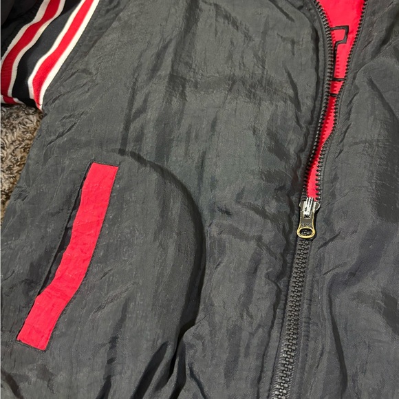 Pro Player Chicago Bulls Jacket Reversible Youth XL 18-20 Vintage With Headband - Picture 5 of 13